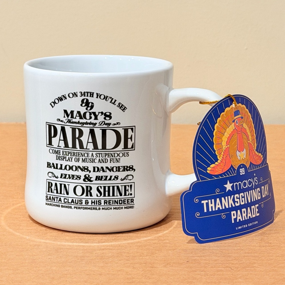 Macy's Thanksgiving Day Parade 2025 Commemorative Newspaper Print Coffee Mug